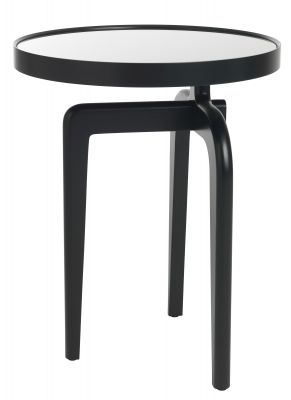 Ant side table, clear glass inset tops Schönbuch